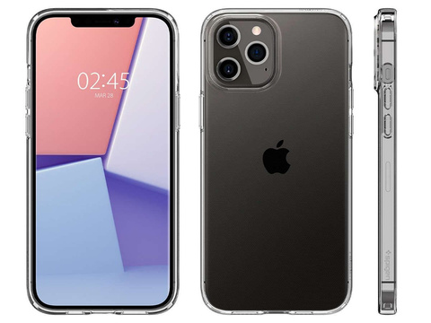 Etui Spigen Liquid Crystal pro Apple iPhone 12/12 Pro 6.1 Crystal Clear
