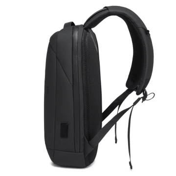 Bange Waterproof Backpack for Laptop 15.6" City Travel 45x30x16 cm for Work Airplane Men's Women's with USB Port Black