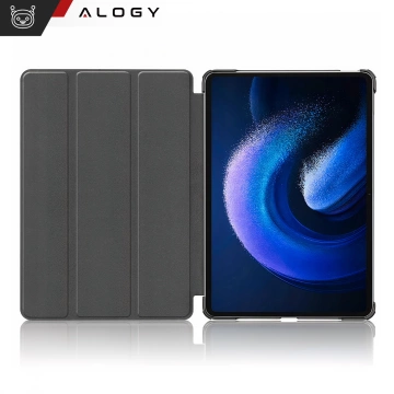 Skleněné pouzdro pro Xiaomi Mi Pad 6 / 6 Pro 11" 2023 Tablet Pouzdro Alogy Book Cover Case Black Stylus Zdarma