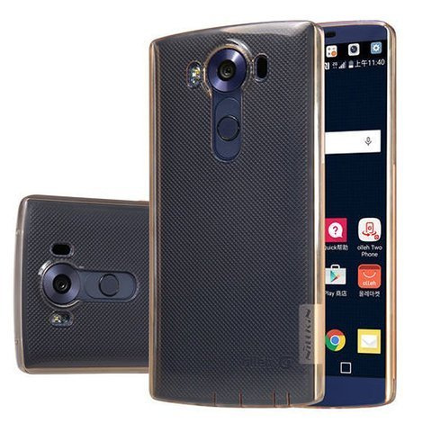 Etui Nillkin Nature Silikon 0.6mm do LG V10 Brown