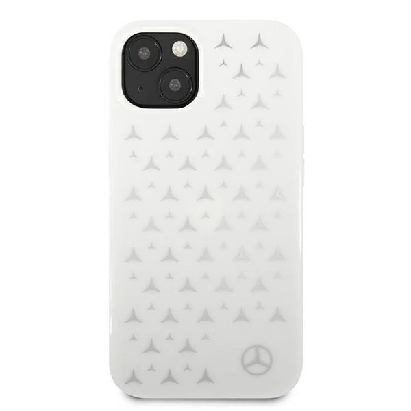 Etui Mercedes MEHCP13SESPWH для iPhone 13 mini 5,4" hardcase Silver Stars Pattern