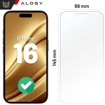 Hybridní sklo pro Realme 11 Pro 5G / Pro Plus Screen Protector Alogy Flexi Glass 9H Case Friendly Flat Screen Cover