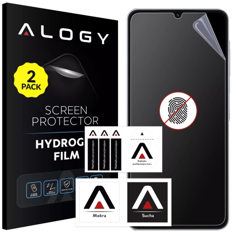 2x Folia "MATOWA" do Samsung Galaxy A06 5G Hydrożelowa Alogy HydroSkin Matte Pro™ na ekran do etui "BEZ ODCISKU PALCÓW"