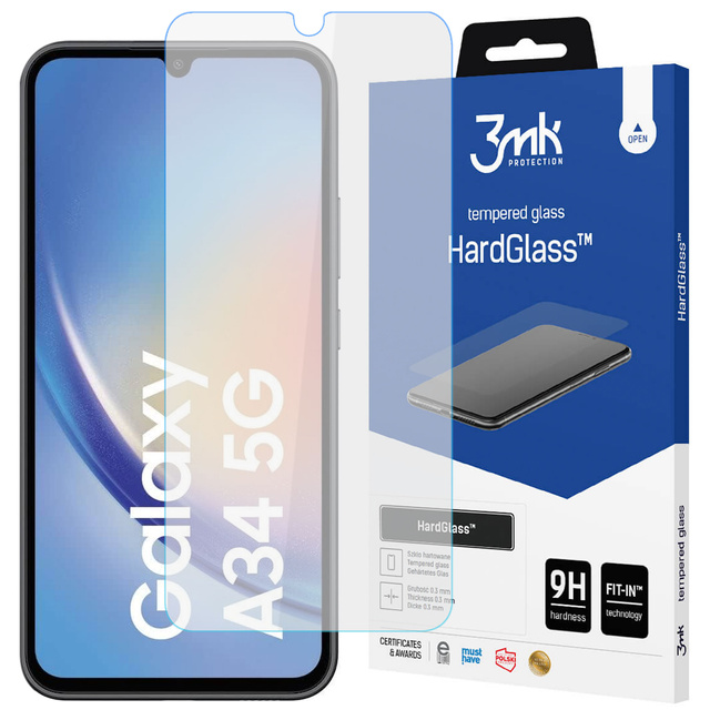 Sklo pro Samsung Galaxy A34 5G - 3mk HardGlass™