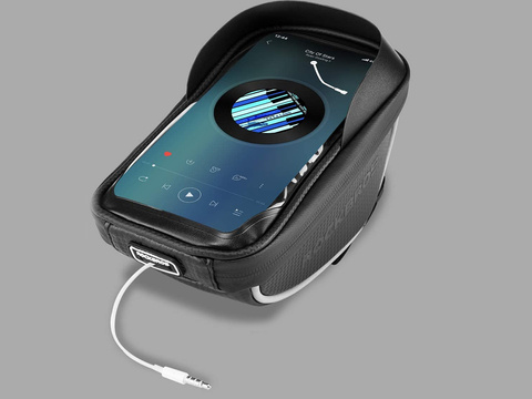 Taška na bicykel držiak telefónu RockBros 010-4BK Black