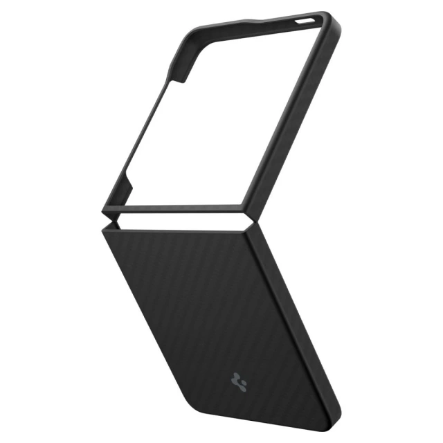 Etui Galaxy Z Flip 7 Spigen AirSkin Aramid Black Smukłe