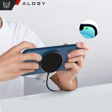 Бездротовий зарядний пристрій Alogy для MagSafe 20W для iPhone 14/13 / PRO / MAX / MINI Black