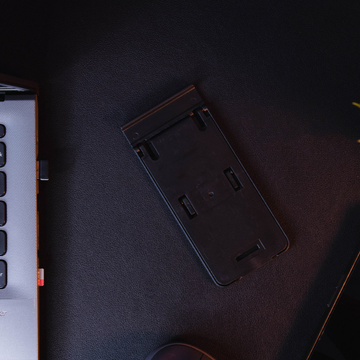 Nastaviteľný stojan Alogy holder skladací stolný stojan na telefón / tablet Čierny