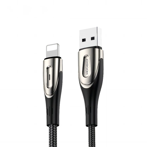 Joyroom Sharp Series Fast Charging Cable USB-A - Lightning 3A 3m Black (S-M411)