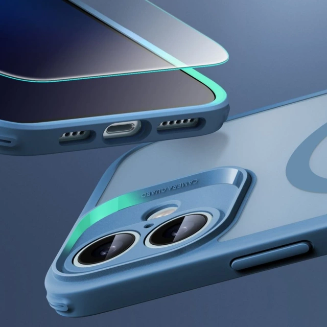 Etui ESR Classic Pro Set MagSafe iPhone 16 Niebieski Frosted