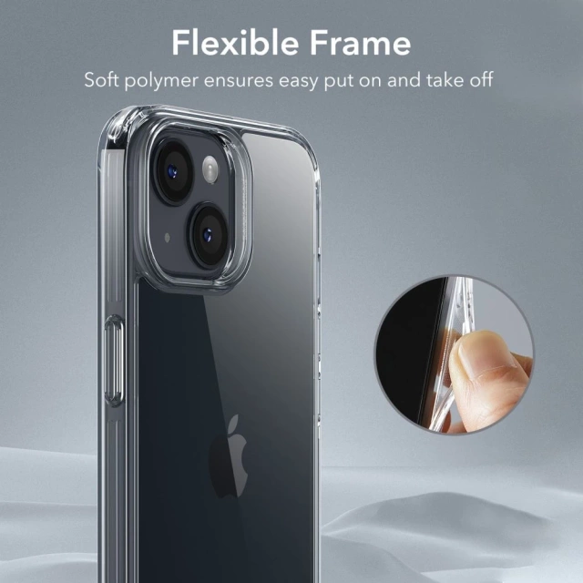 Etui ESR Ice Shield für Apple iPhone 15 Plus Clear