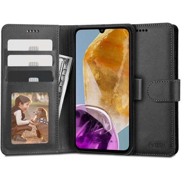 Peňaženka Etui pre Samsung Galaxy M15 5G Black