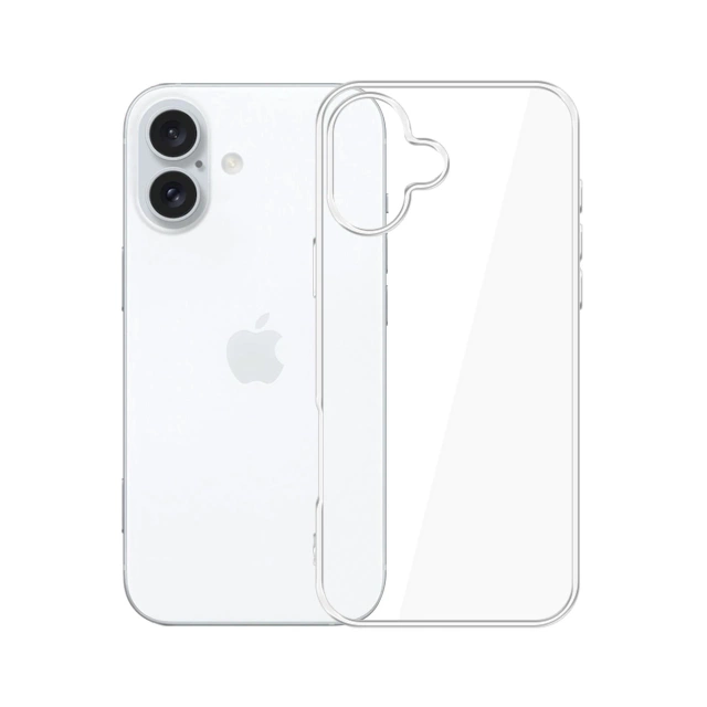 Protective case for Apple iPhone 16 Plus 3mk Clear Case Eco