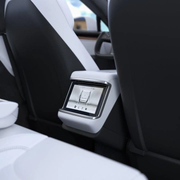 Tvrzené sklo Spigen Glas.tr Slim Tesla Model X 2022 / Model S 2021 černá