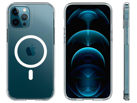 Etui Spigen Ultra Hybrid Mag pro Apple iPhone 12 Pro Max White