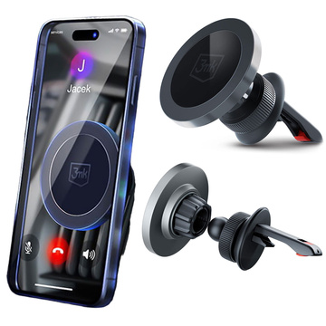 Magnetic car holder for MagSafe 3mk MagHolder Car holder for the grille