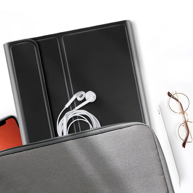 Etui z klawiaturą do Samsung Galaxy Tab A11+ (X310/X315/X316) i A9+ 2023 11" (X210/X215/X216) klawiatura Bluetooth na magnes Alogy Czarne