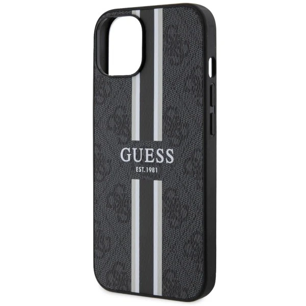 Etui Guess GUHMP14SP4RPSK na iPhone 14 6,1" pevný obal 4G Printed Stripes MagSafe