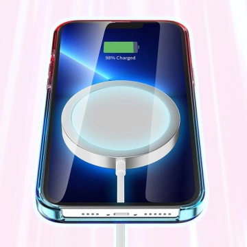 Магнітний чохол Kingxbar PQY Gradient Series для iPhone 13 Pro Max Housing Clear Cover (сумісний з MagSafe)