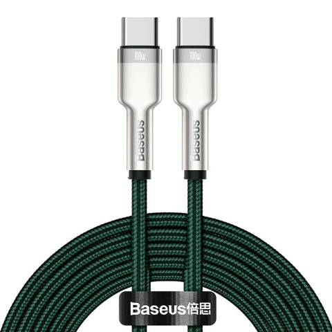 Baseus Cafule USB-C auf USB-C Kabel, 100W, 2m (grün)