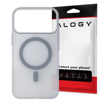 Apple iPhone 17 Pro Max Case – Matte MagSafe Cover with Lens Protection, Slim and Scratch-Resistant, Perfect Fit – Alogy Skinny MatteCase™ White