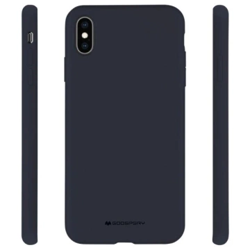 Silikonové pouzdro Mercury pro iPhone Xs Max navy/navy