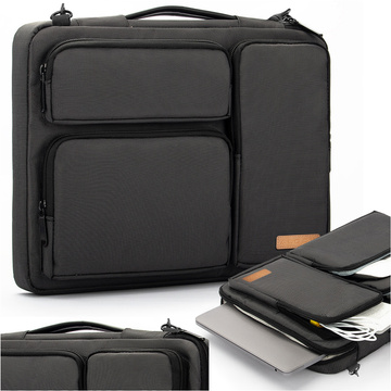 Pouzdro na brašnu pro MacBook Air/Pro, notebook, 15,6" tablet Alogy s popruhem přes rameno, černý