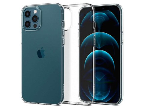 Etui Spigen Liquid Crystal do Apple iPhone 12/ 12 Pro 6.1 Crystal Clear
