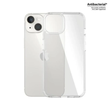 Tvrdé puzdro Etui PanzerGlass na iPhone 14 6,1\" Antibakteriálna priehľadná vojenská trieda 0401"