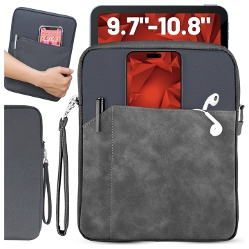 Wsuwka Torba etui ochronne pokrowiec do tabletów Alogy Sleeve Bag na tablet Apple iPad Samsung Lenovo Xiaomi 9.7" - 10.8" Szary