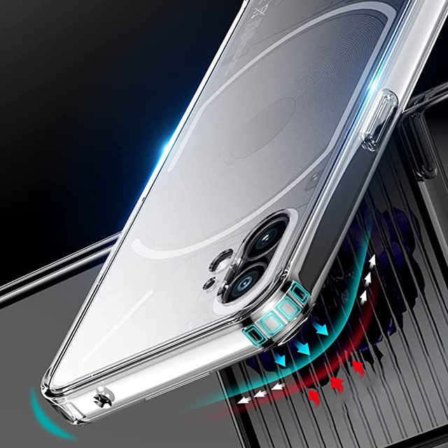 Ochranný kryt pouzdra Alogy Hybrid Clear Case for Nothing Phone 1 Transparent