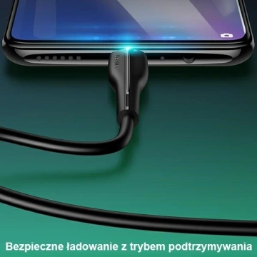 USAMS Kabel U38 microUSB 4A Fast Charge for OPPO 1m biały