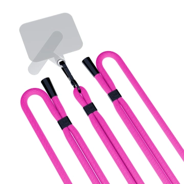 Univerzálna šnúrka pre smartfón 3mk EasyClip Pink (čierna)