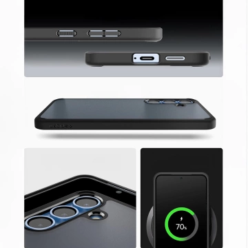 Samsung Galaxy S25 Spigen Ultra Hybrid Handyhülle Frost Black