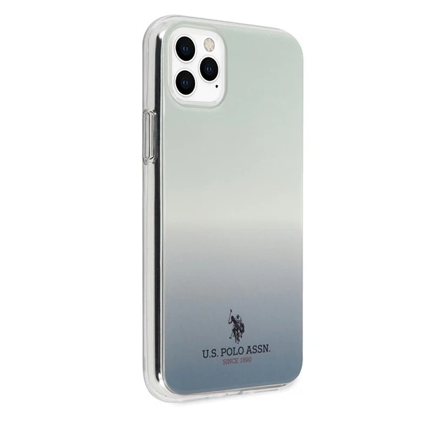US Polo Gradient Pattern Collection iPhone 11 Pro blue/blue phone case