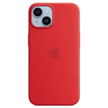 Etui Apple MPT63ZM/A für iPhone 14 Plus 6,7" MagSafe Czerwony/red Silicone Case