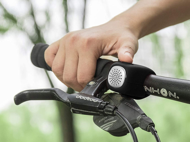 Електричний велосипедний дзвінок RockBros CB1709 Black