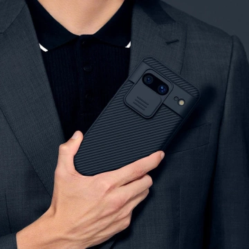 Nillkin CamShield Pro Case s krytem fotoaparátu pro Google Pixel 8 – černý