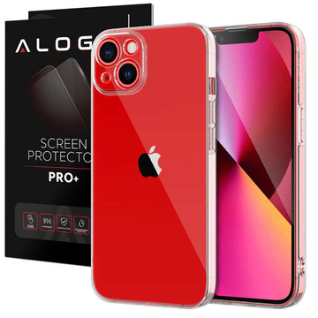 Armored Alogy Hybrid Case s krytom fotoaparátu pre Apple iPhone 13 Clear Glass