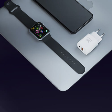 3mk Hyper Charger USB USB-C 20W PD rychlá nástěnná nabíječka Bílá