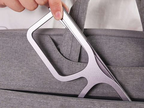 Podstawka uchwyt Alogy okulary pod Laptop tablet 15.6 cali Szary