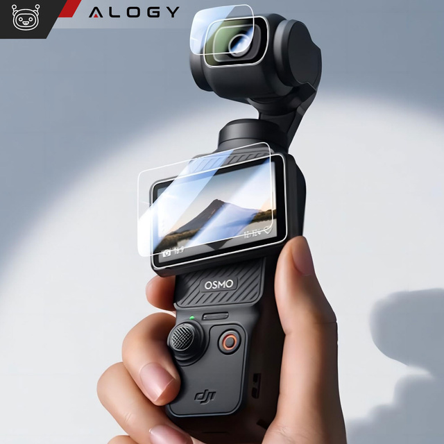 Загартоване скло для DJI Osmo Pocket 3 для екрану камери Alogy Screen Protector PRO