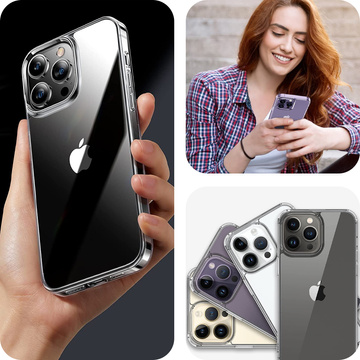 Ochranný kryt Alogy Hybrid Case pre Apple iPhone 14 Pro Max Transparent