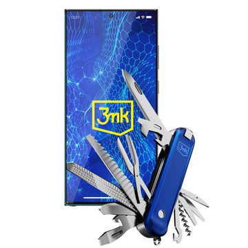 Tvrdené sklo pre Samsung Galaxy S24 Ultra 3mk HardGlass Max Lite™ 9H na celú obrazovku