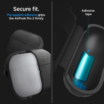 Ochranné pouzdro Spigen Urban Fit pro Apple AirPods Pro 1/2 Black