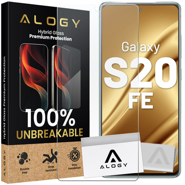 Гібридне скло для Samsung Galaxy S20 FE Захисне покриття для екрану Alogy Flexi Glass 9H Case Friendly Плоский захисний екран