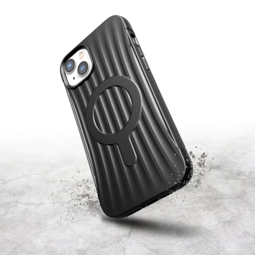 Raptic Clutch Built Case iPhone 14 Plus mit MagSafe Rückseite schwarz