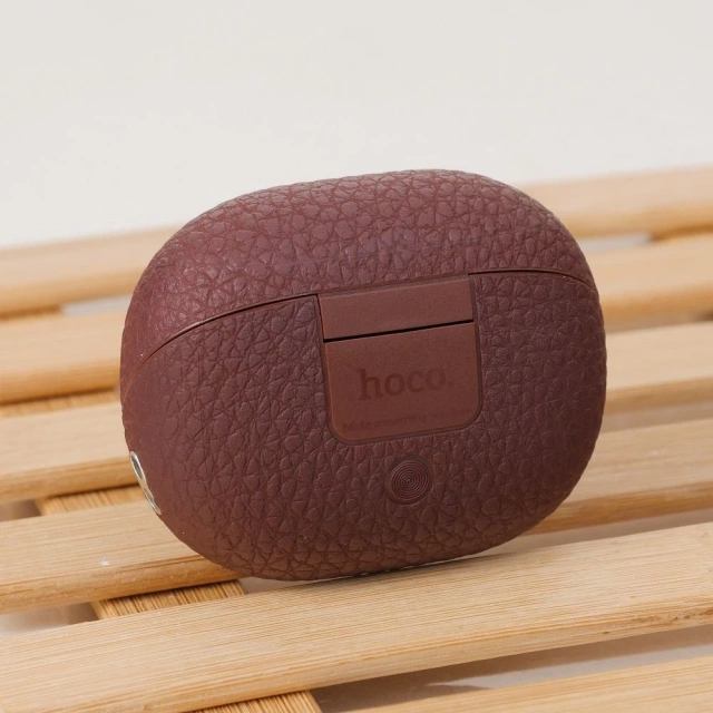 HOCO TWS EQ23 Kabellose Bluetooth-Kopfhörer, Ladehülle, Braun