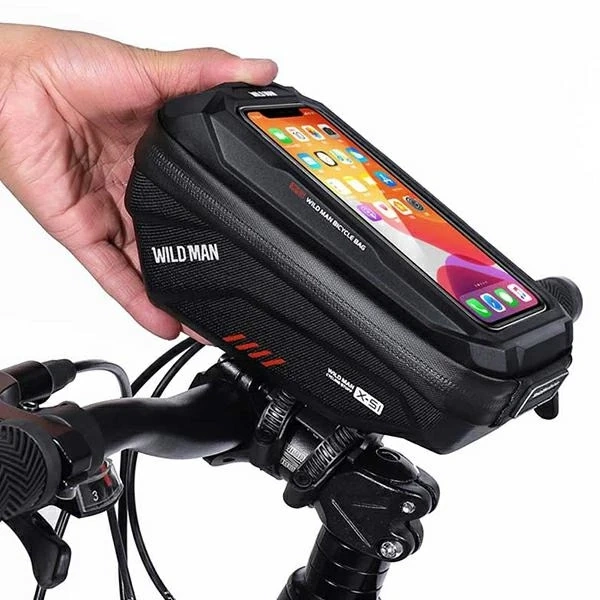 Чохол/тримач для велосипеда WILDMAN XS1 рамка кошика чорний/чорний