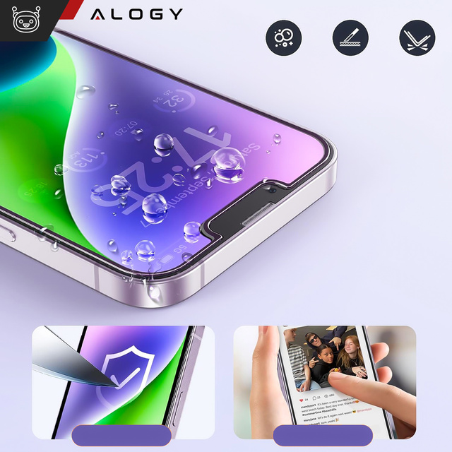 9H tempered glass for Samsung Galaxy S23 FE, Alogy Screen Protector PRO